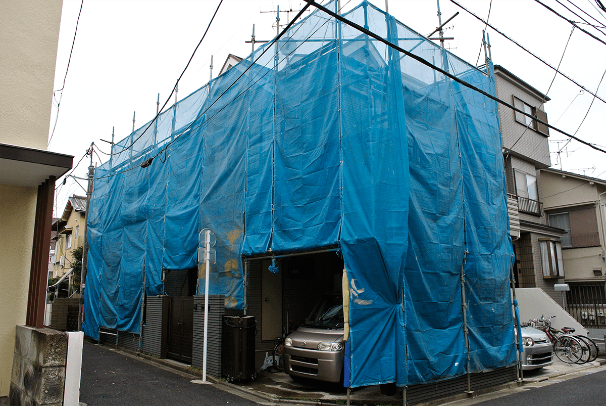 あなたが現在見ているのは 練馬区で狭小地域での足場仮設が進んでいます