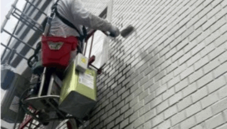 マンションのタイル部分を塗装｜練馬区