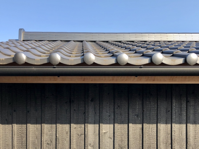 瓦屋根の鼻隠し